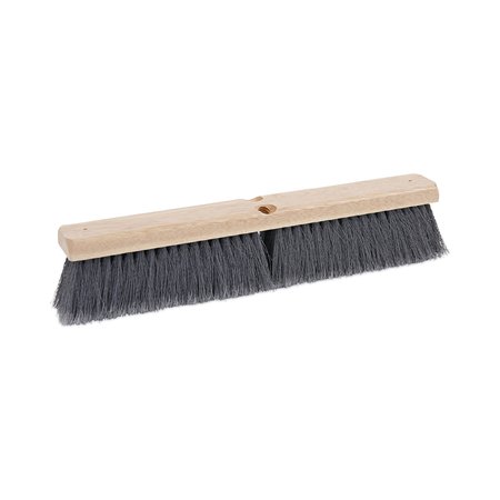 BOARDWALK 18 in Sweep Face Broom Heads, Gray BWK20418